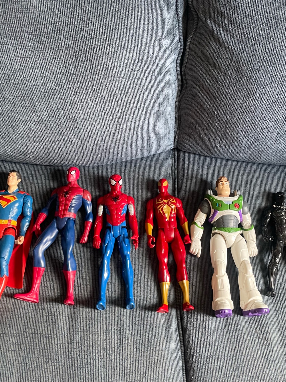 DC Comics Red & Blue Superhero Action Figure Set - Kids Toys